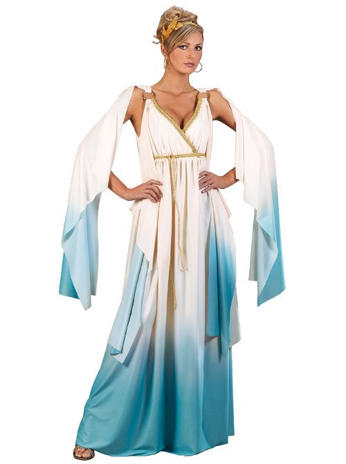 C578 Greek Goddess Athenian Roman Toga Egyptian Halloween Fancy Dress ...