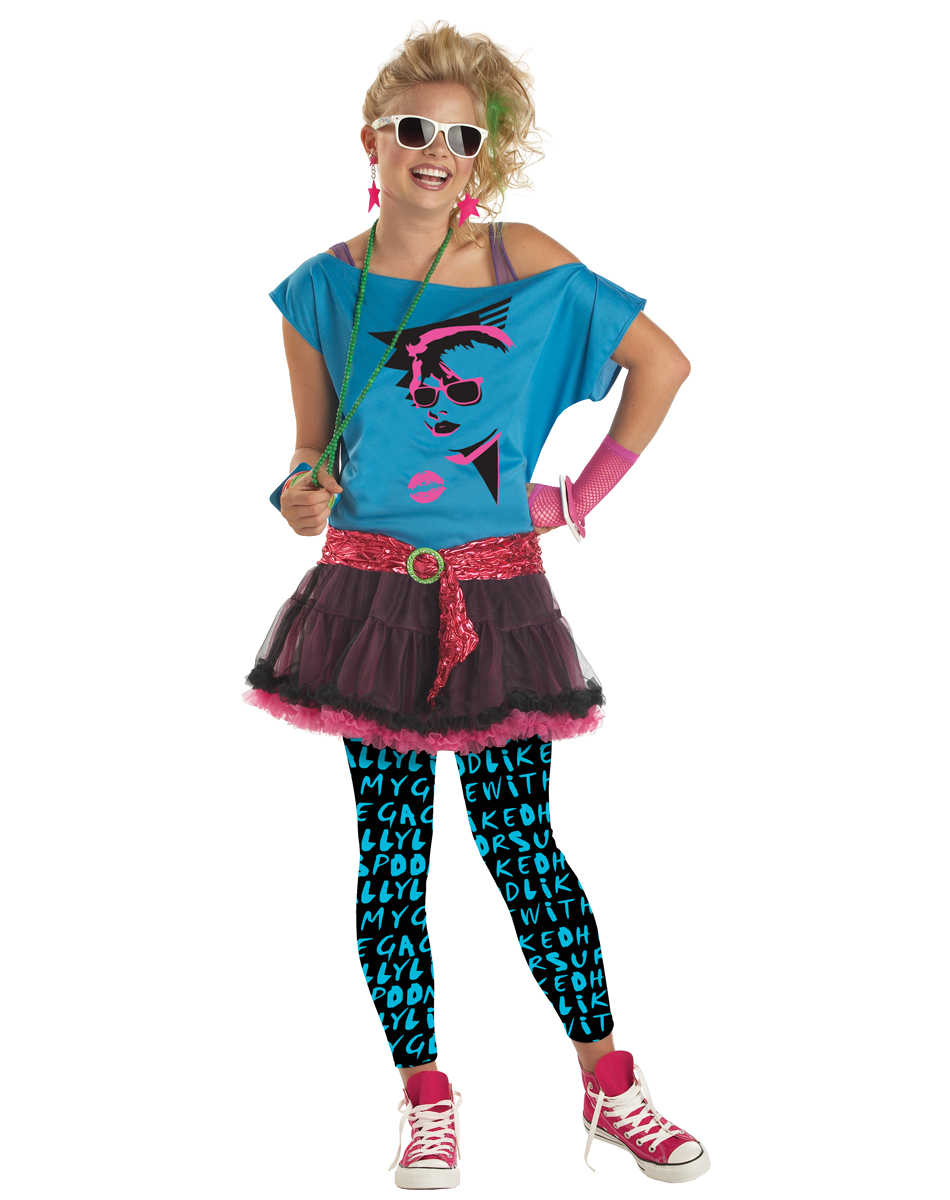 CK76 Valley Girl Teen Pop Star 80's Child Halloween Fancy ...