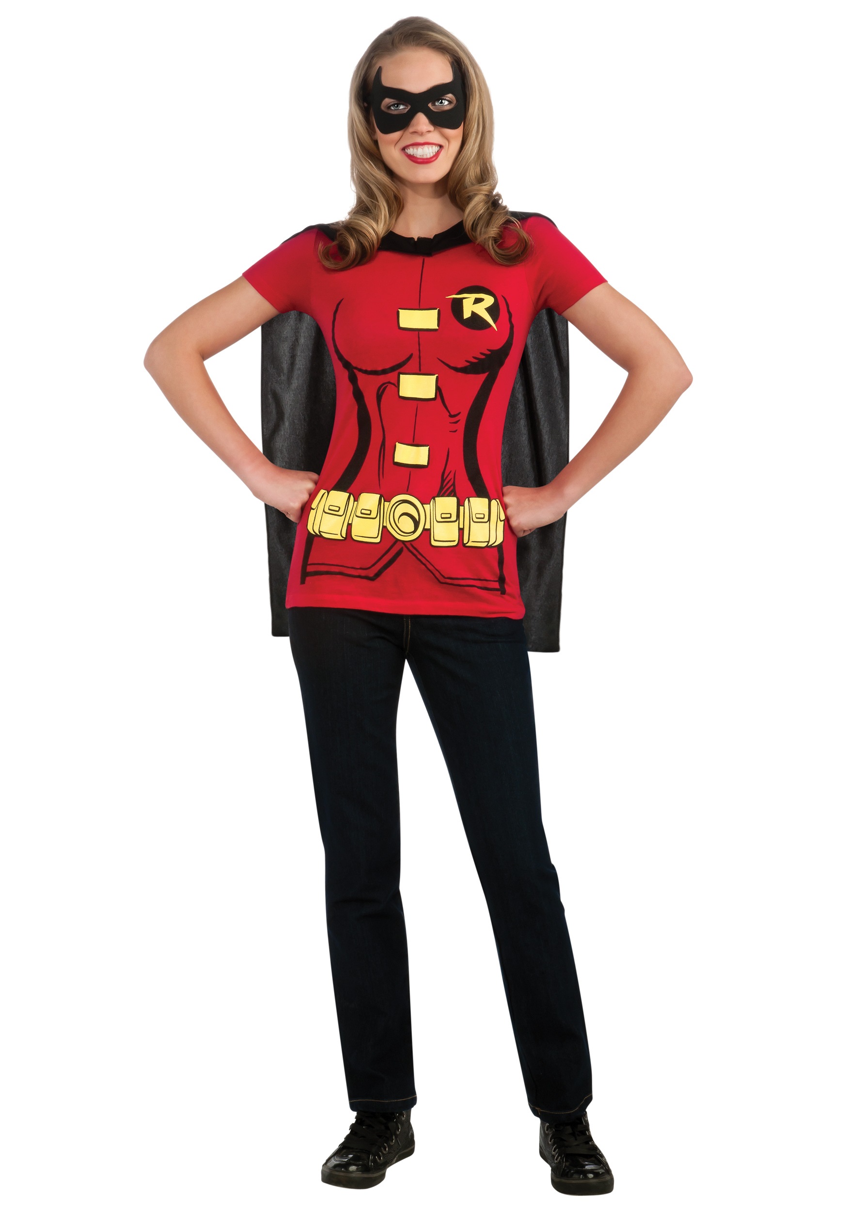 C956 Superhero T-Shirt Women Costume Wonder Woman Robin ...