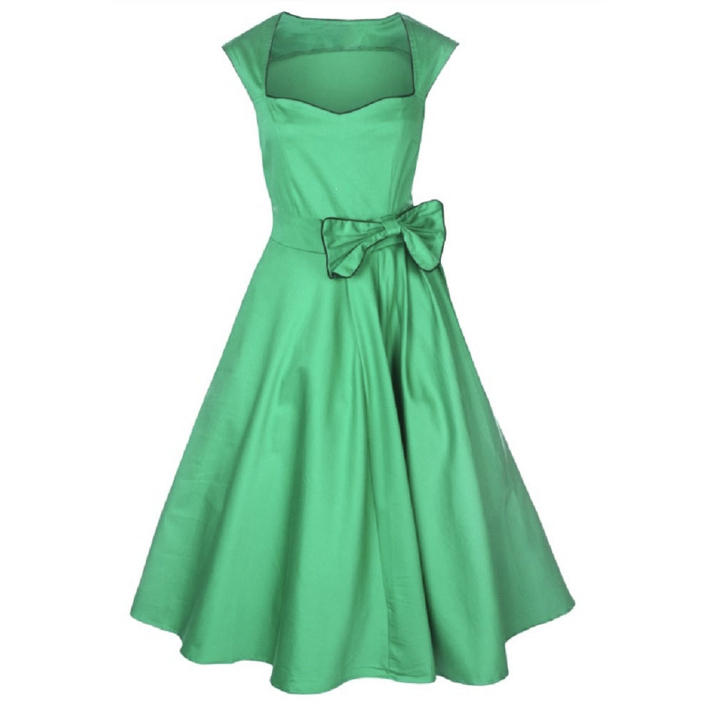 RK52 Rockabilly Vintage Swing Work Evening Dress 40s 50s Retro Emo Pin ...