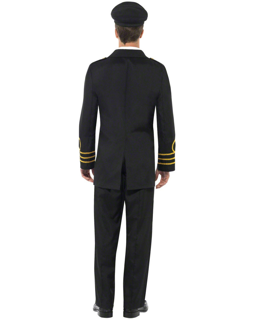 CL421 Mens Navy Officer Pilot Flight Captain Sailor Fancy Dress Costume Outfit