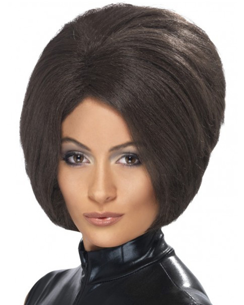 W285 Posh Spice Girls Brown Bob Short Party Costume Wig Victoria
