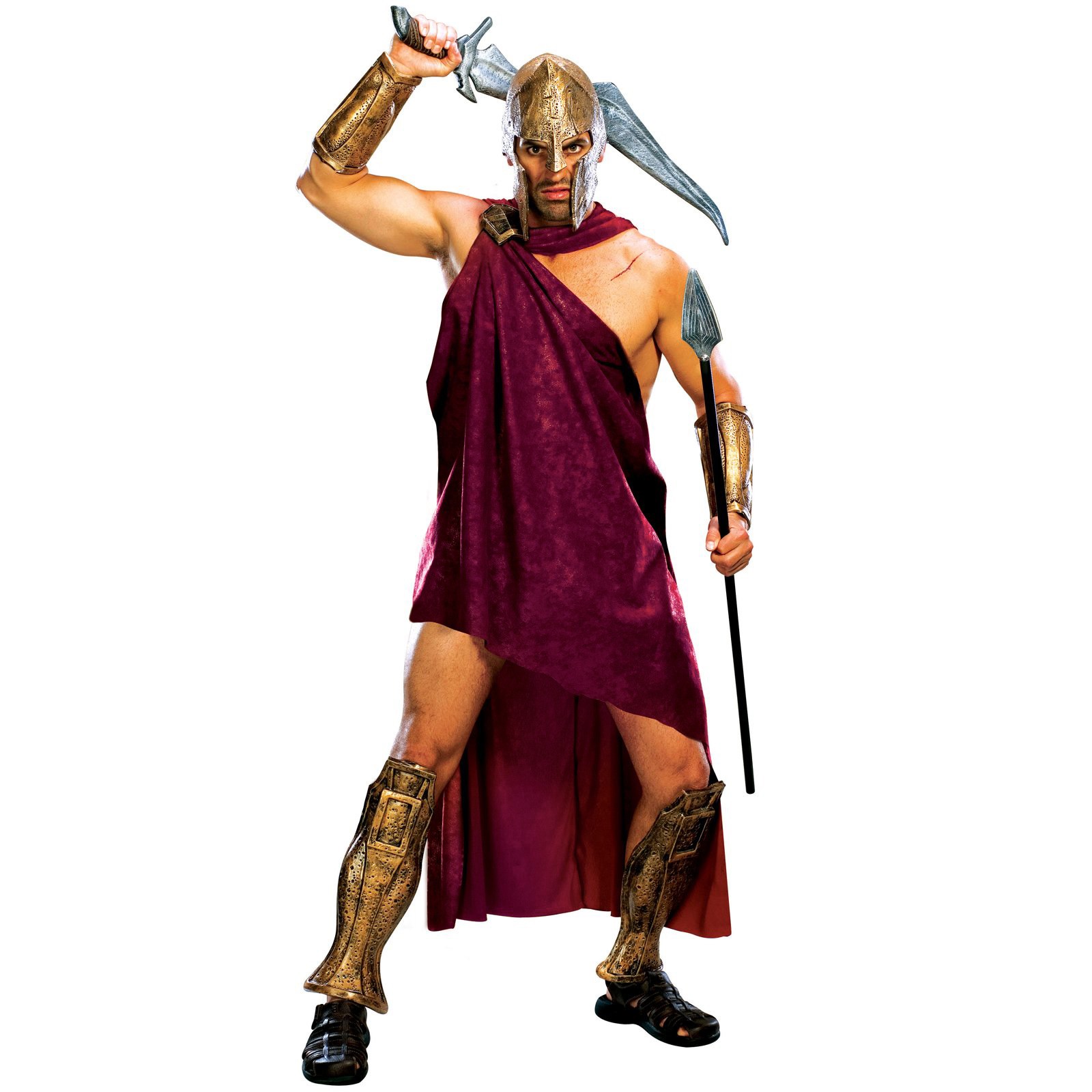  300 Movie Spartan Deluxe Greek Roman Fancy Dress Adult Costume